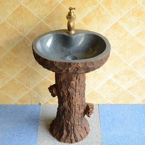 歐式立柱盆與普通馬桶 打造簡(jiǎn)約實(shí)用的衛(wèi)浴空間